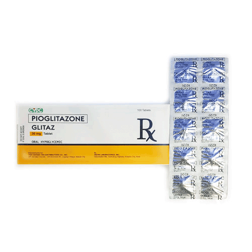 GLITAZ ( Pioglitazone ) 30mg Tablet x 1