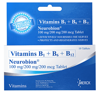 Neurobion (B1+B6+B12) 100mg/200mg/200mcg Tablet