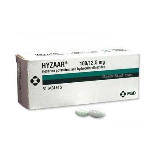 Hyzaar DS (Losartan + Hydrochlorothiazide) 100mg/25mg Tablet x 1
