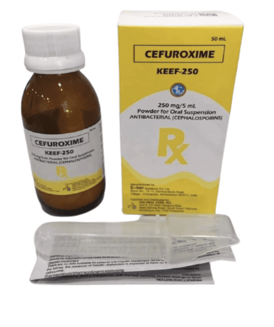 Cefuroxime 250mg/5ml Suspension 60ml  x 1 - XalMeds